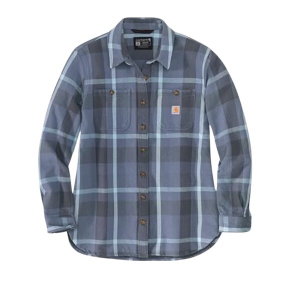 Carhartt Rugged Heavyweight Twill Flannel Plaid Shirt Jacket - Picture 1 of 6